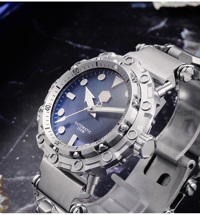 Titanium alloy mechanical limited edition watch men