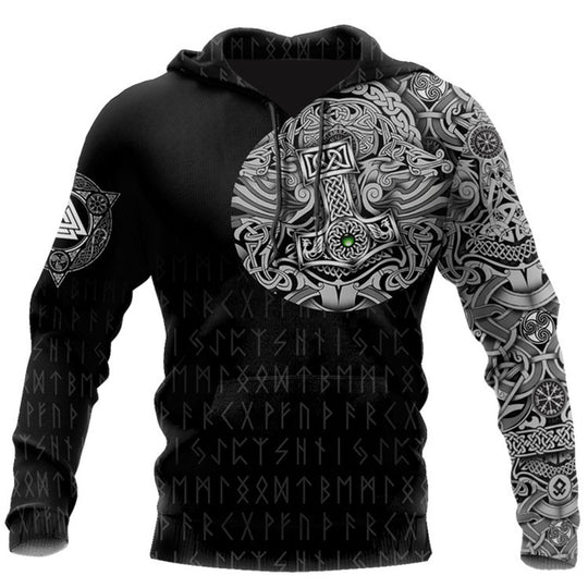 Men's Sweater Animal 3d Printing Sports Leisure Pullover Zipper Sweater Hoodie