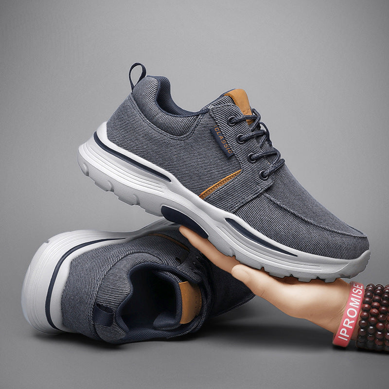 Men's Large Size Canvas Outdoor Sports Walking Shoes