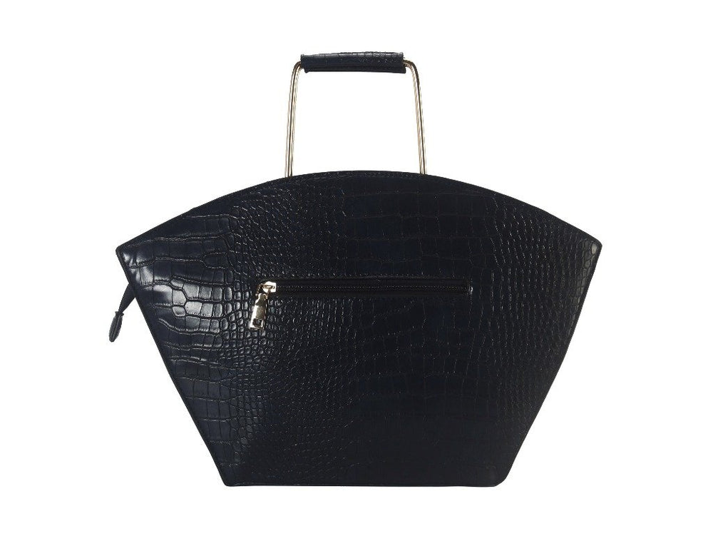 Feria Luxury Faux Leather Handbag with Purse
