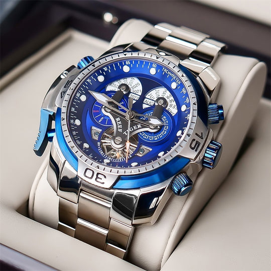 Men's Mechanical Watch Large Dial Waterproof Strong Luminous