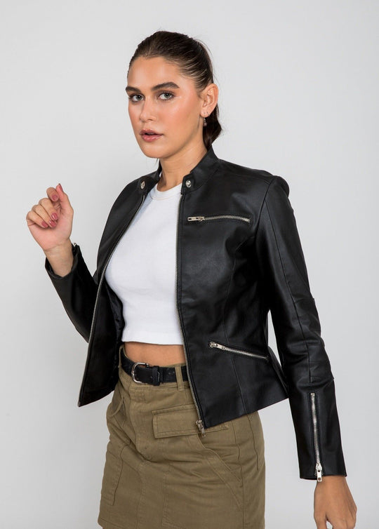 Women's Genesis PU Faux Leather Jacket