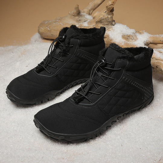 Men's Winter Cotton Shoes Outer Velvet Thickening