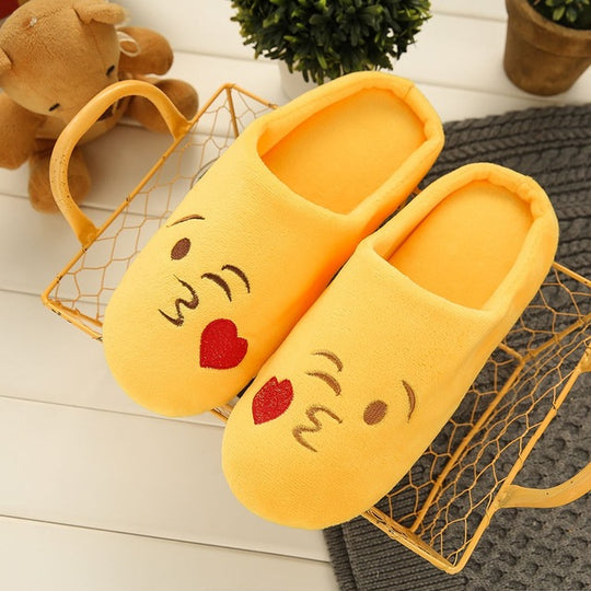 Cute Indoor Slippers Keep Warm Casual Flat Indoors