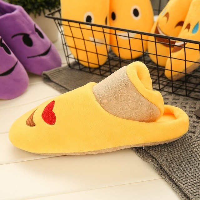 Cute Indoor Slippers Keep Warm Casual Flat Indoors