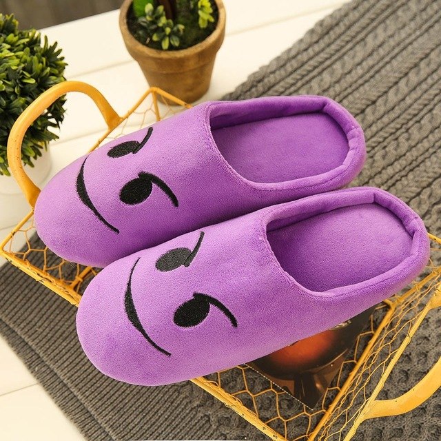 Cute Indoor Slippers Keep Warm Casual Flat Indoors