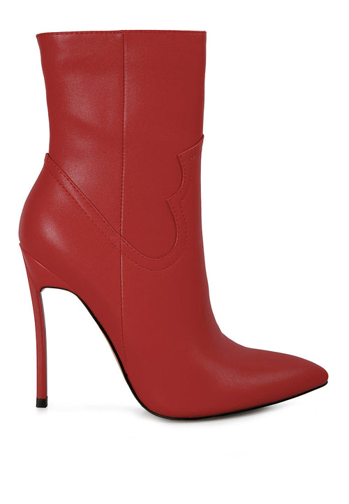 jenner high heel cowboy ankle boots