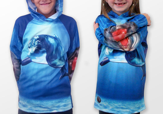 DOLPHIN Hoodie Chomp Shirt by MOUTHMAN®