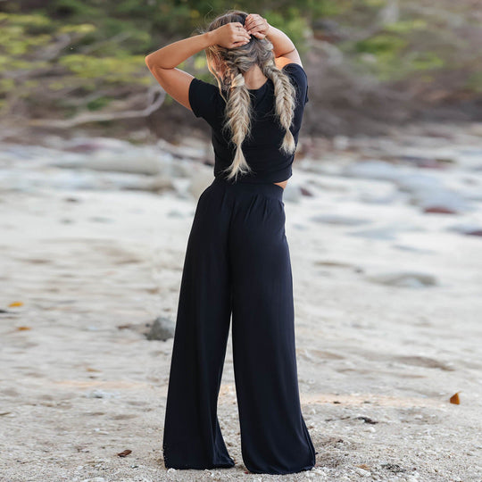 Short Sleeve T-Shirt and Long Pants Two-Piece Set
