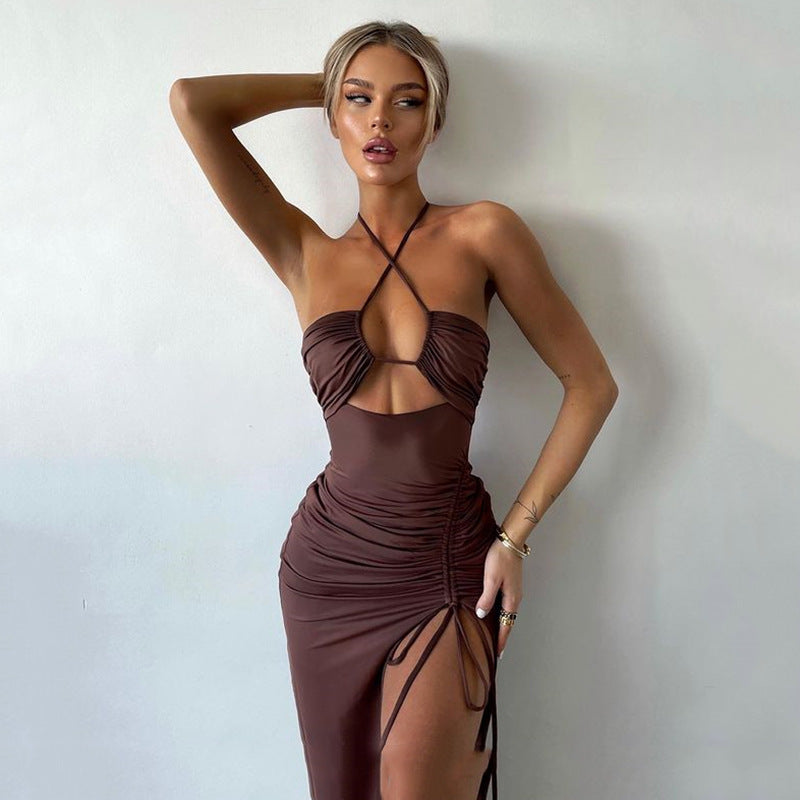 Sexy  High Slit Long Dress