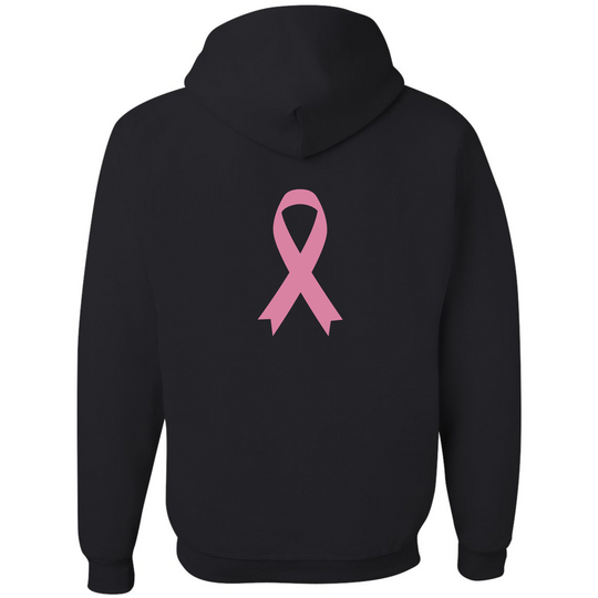 PINKTOBER Breast Cancer Awareness Inspirational Black Hoodie