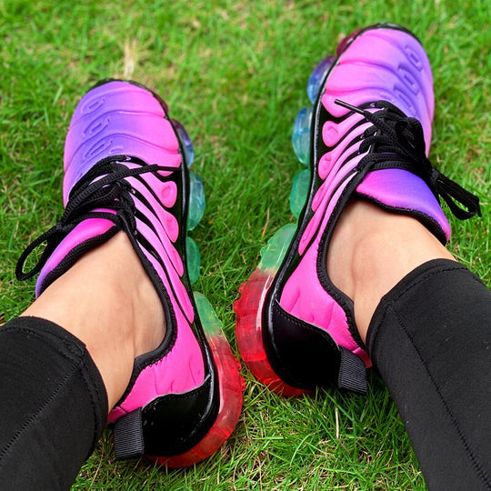 Women's Running Training Fitness Sneakers - Purple