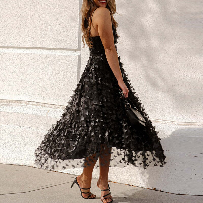 Sexy Mesh Lace Sheer Party Dress