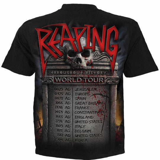 Men's REAPING TOUR - T-Shirt Black