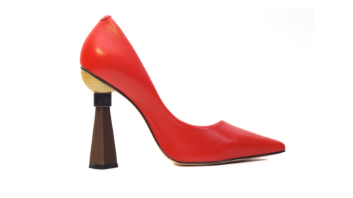 Winnie's Masterpiece Women's Classy Pointed Leather Heels