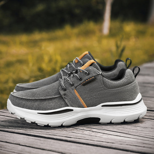 Men's Large Size Canvas Outdoor Sports Walking Shoes