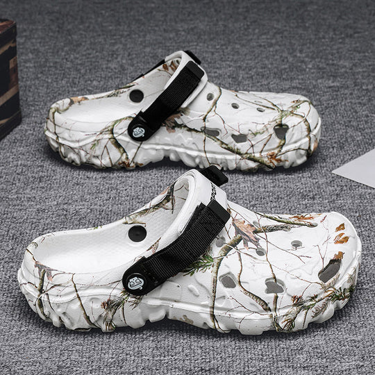 Fashion Plus Size Closed-toe Slippers Men