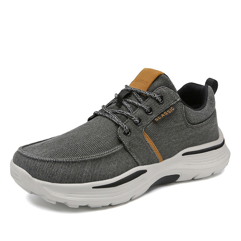 Men's Large Size Canvas Outdoor Sports Walking Shoes