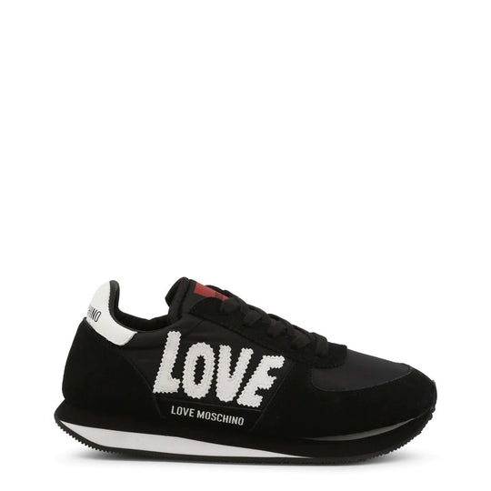 LOVE MOSCHINO Women's Black Suede Sneakers