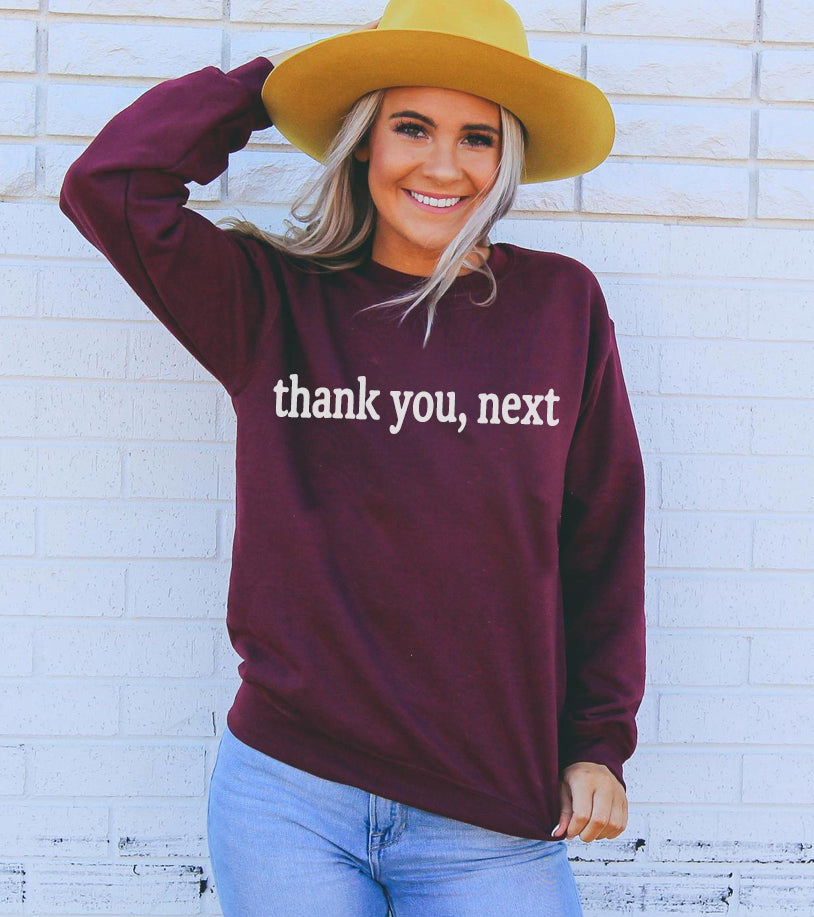 Women's Thank You Next Sweatshirt