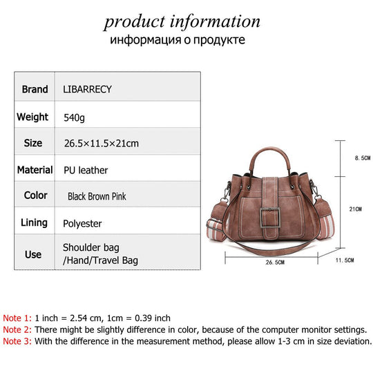 XINIU Women's Retro Style Luxury Handbag