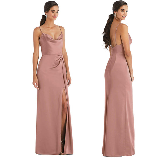 Bridesmaid Dress Dress Summer Satin Haute