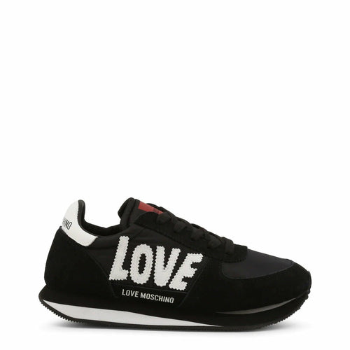 LOVE MOSCHINO Women's Black Suede Sneakers