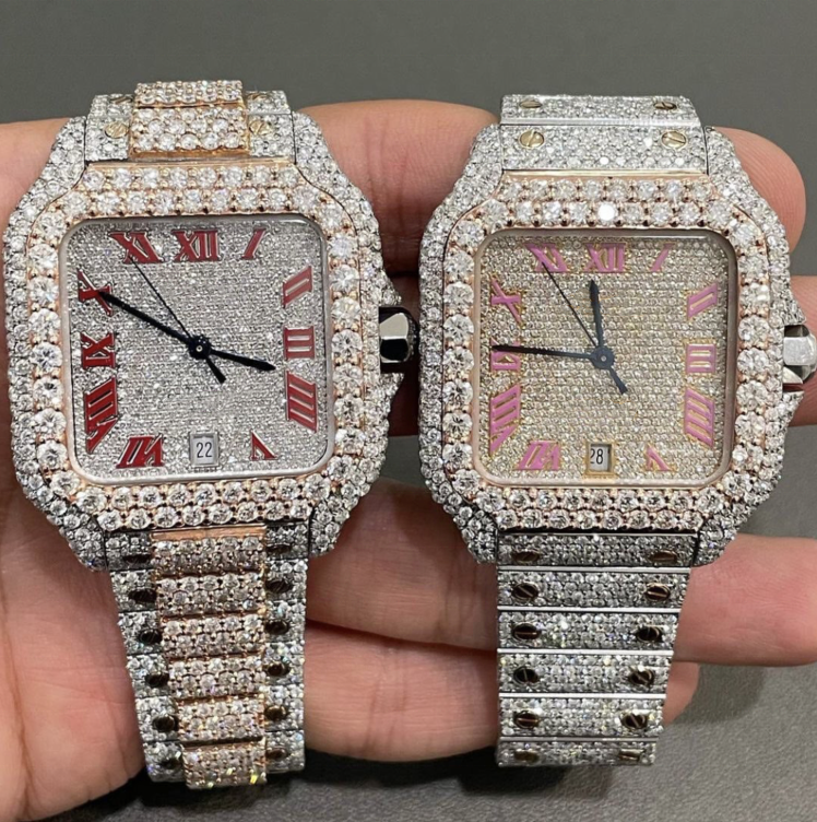 VVS Moissanite Diamond Iced Out Luxury Watch