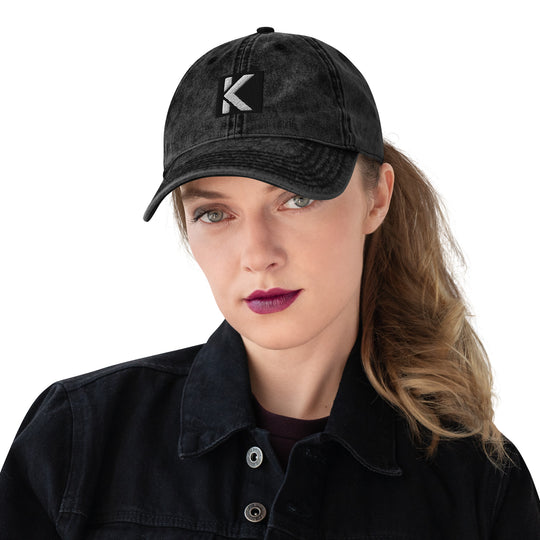 KAEFY Women's Vintage Cotton Twill Cap
